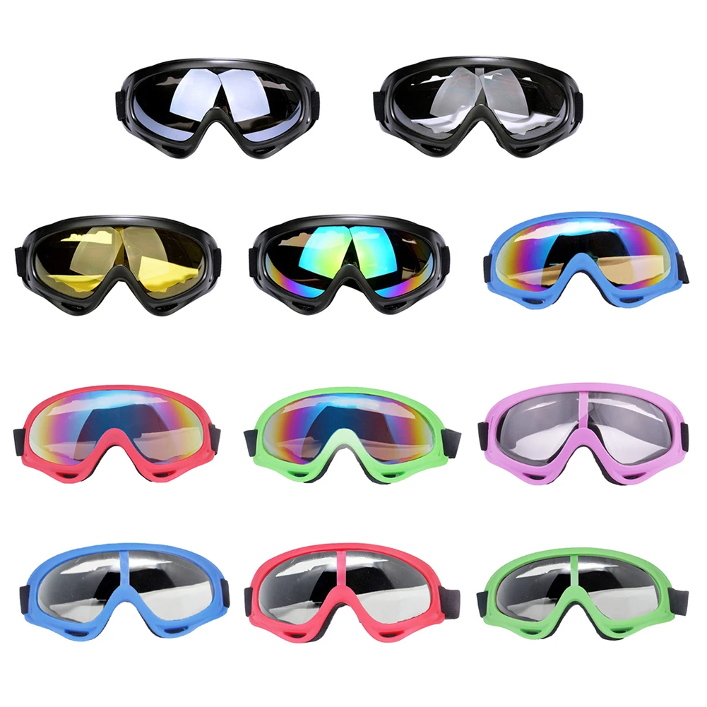 

Motorcycle Protective Gears Flexible Cross Helmet Face Mask Motocross Goggles Dust-proof Windproof UV400 Ski Sunglasses