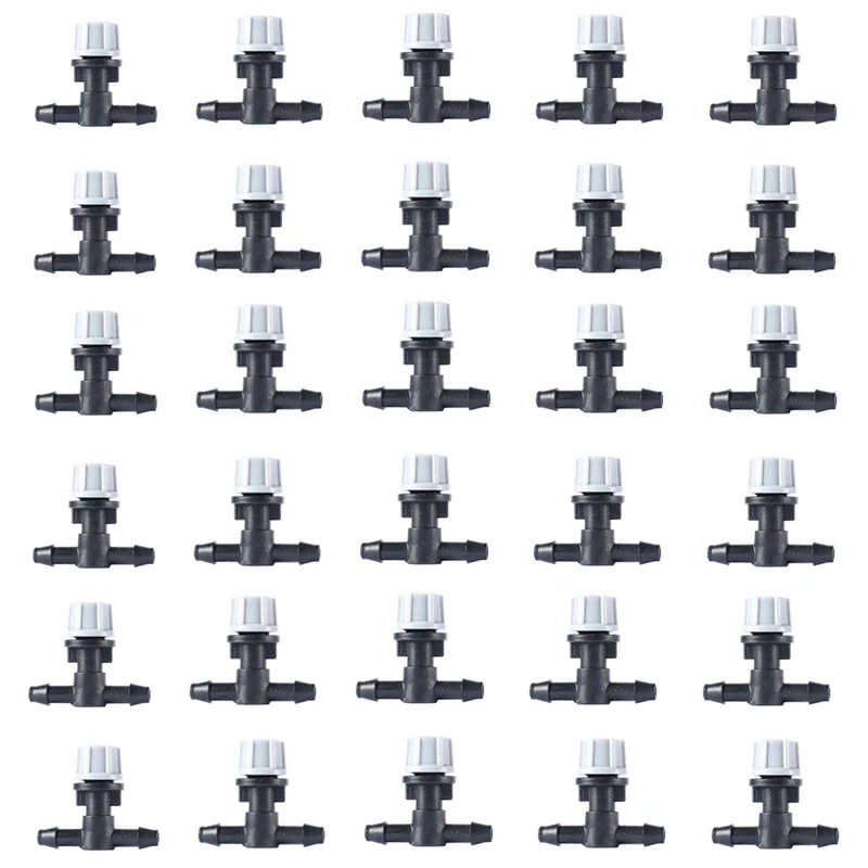 Сопло распылительное серое с тройником 4/7 мм 100-1 м 50/0 9 шт. | Дом и сад