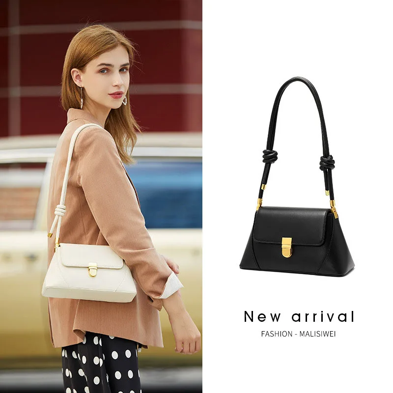 

Ladies small bag 2021 new trendy net red one-shoulder armpit bags baguette bag popular messenger bag's female wild ins