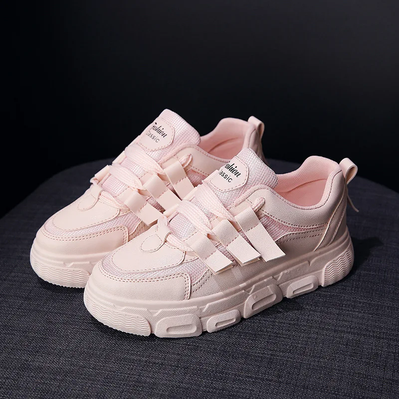 Новинка весны 2020 стильная женская обувь Уличная Повседневная на толстой подошве