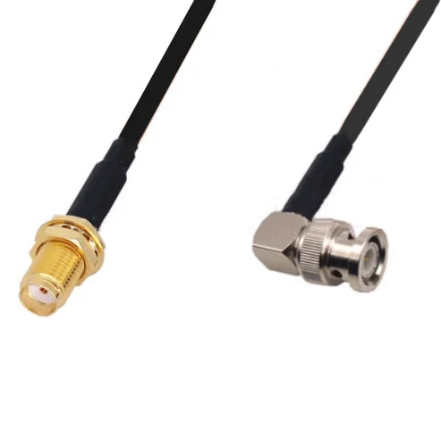 

Соединительный кабель RF pigtail RG174 с гнездом SMA на гнездо BNC с прямым углом