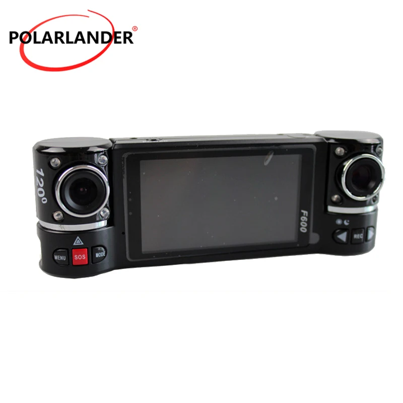Высокое качество F600 2 7 &quotДвойная камера s DVR Автомобильная Камера Двойная SOS