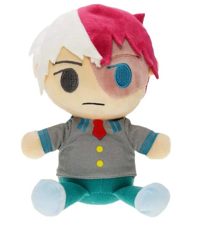 

My Hero Academia Plush Toys 20cm Anime Plushie Midoriya Izuku Bakugo Katsuki Todoroki Shoto Merch Japan Cartoon Cosplay Keychain