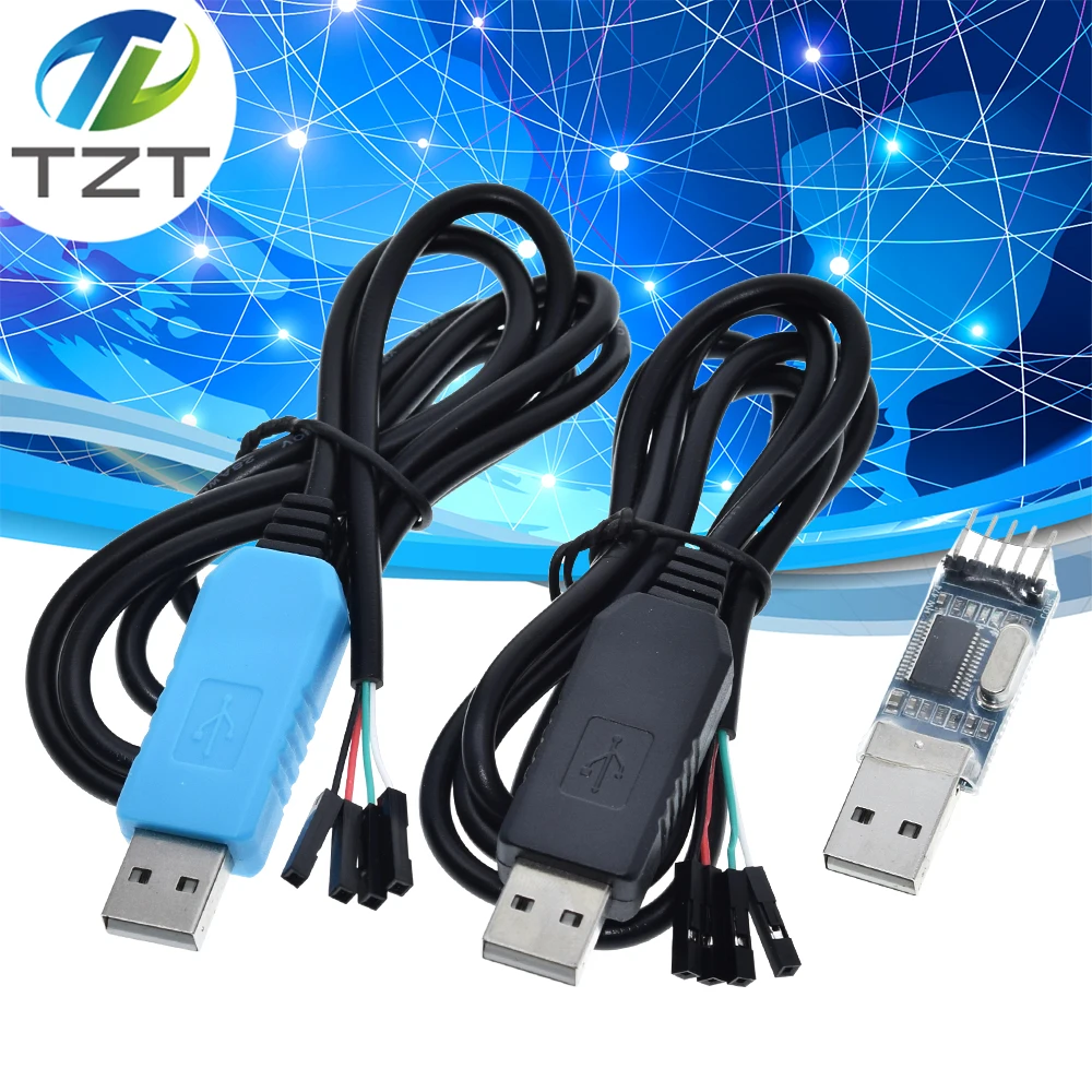 Модуль адаптера преобразователя PL2303 PL2303HX/PL2303TA USB в RS232 TTL с пыленепроницаемой