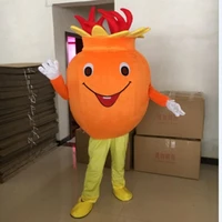 pomegranate mascot costumes crayon cartoon apparel birthday party masquerade