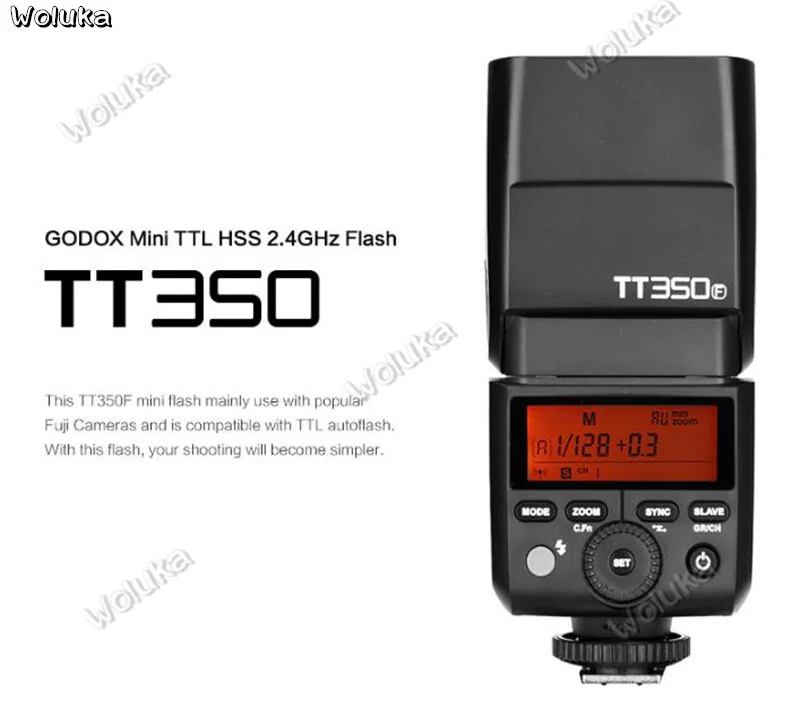 Беспроводная фотовспышка Godox Mini TT350 TT350S TTL HSS 1/8000s 2 4G для S A7 A6000 A6500 CD50 T03Y |