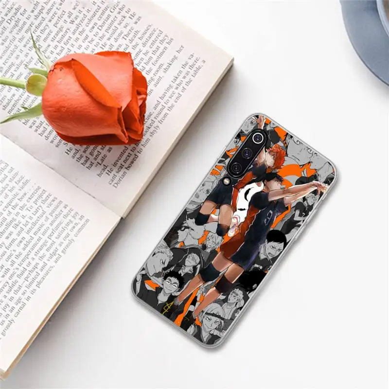 

haikyuu Anime cartoon painting Phone Case For Xiaomi Redmi note 7 8 9 A t k30 max3 9 s 10 pro lite