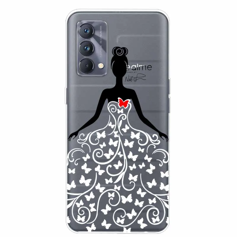 for realme gt master edition case tpu silicone soft cartoon clear case for realme gt explorer master phone cover transparent free global shipping