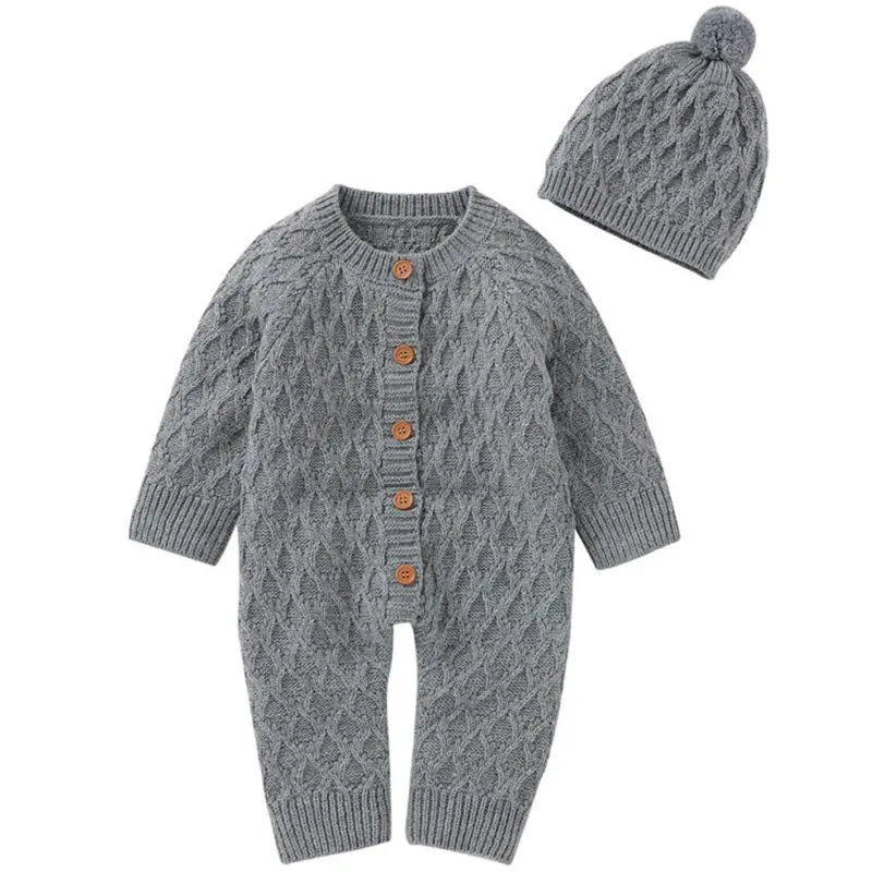 

Baby Girl Rompers 0-2Y Winter Newborn Baby Clothes Long Sleeve Kids Boys Jumpsuit Baby Girls Outfits Clothes Autumn