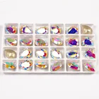 AB 4320 46710 мм 21 шт. высококачественные Стразы с кристаллами в форме капли Необычные Популярные Стразы для 3D украшения ногтей