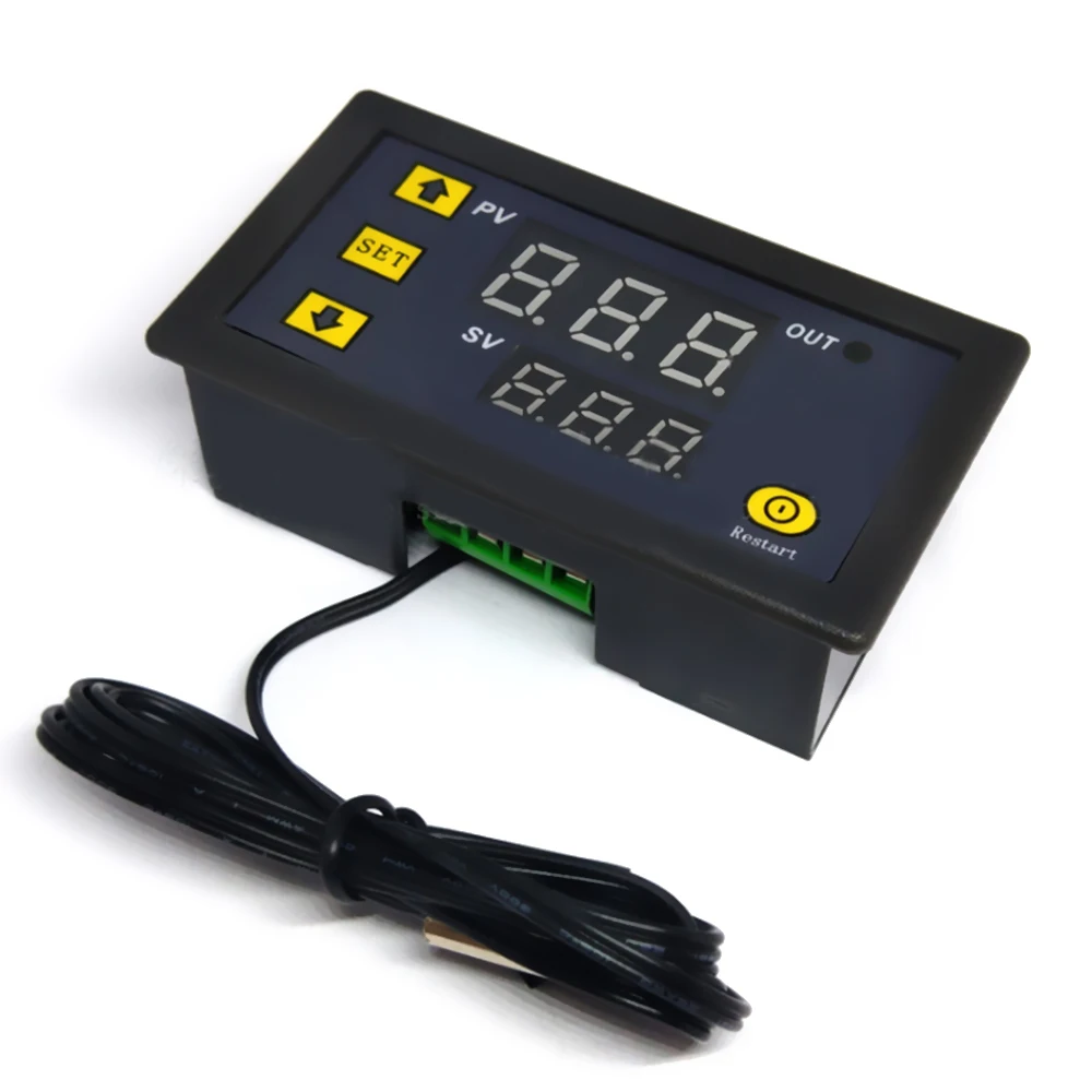 W3230 12V 24V AC110-220V 20A зонд цифровой контроль температуры светодиодный дисплей
