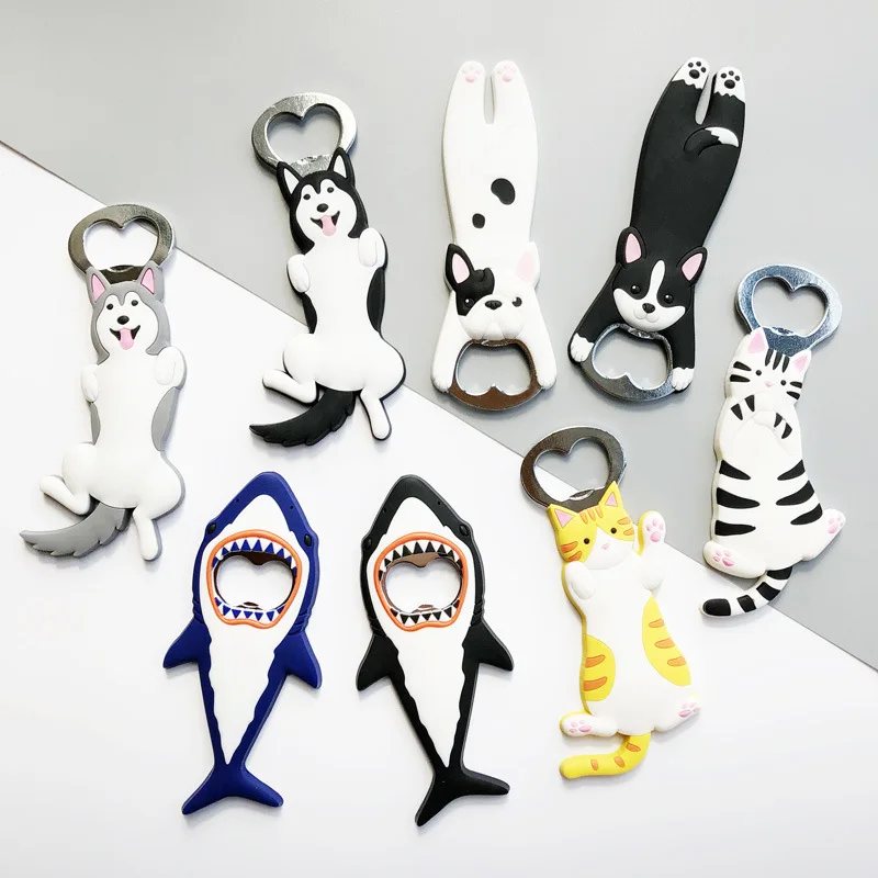 1 шт. и милые носки с рисунками зверей из мультфильмов пивная бутылка Открыватель