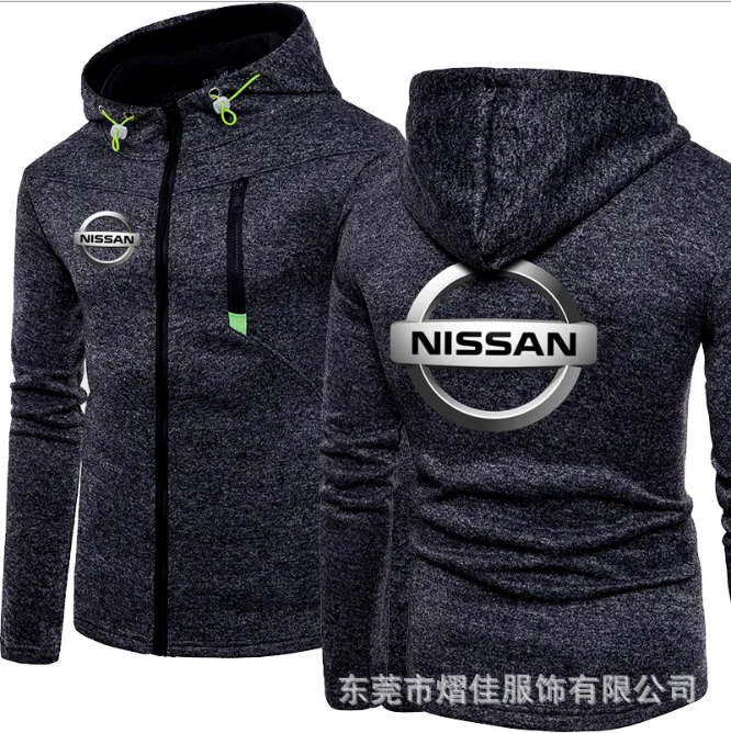

2021 NEW Print Autumn Men for Nissan Hoodies Zipper Sweatshirt Streetwear Jacket Mens Hooded Tracksuit S-3Xl 6110