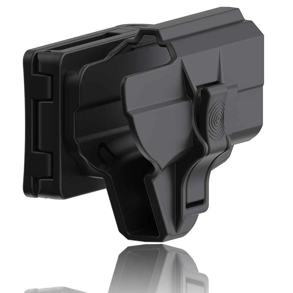 

Полимерная Кобура S & W M & P 9 мм с зажимом для ремня, быстро фиксируется и вытащите отверстие для правой руки указательного пальца