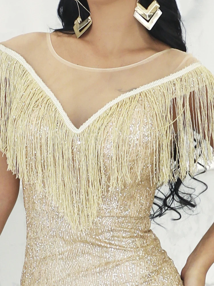 2019 вечернее платье элегантное макси с блестками v-образным вырезом Сетчатое