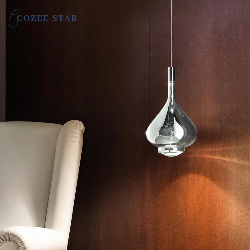 

Modern LED Pendant Lights Creative Colorful Glass Metal Indoor Lamps Lustre Home Decoration Bedroom Living Room Lighting Fixture