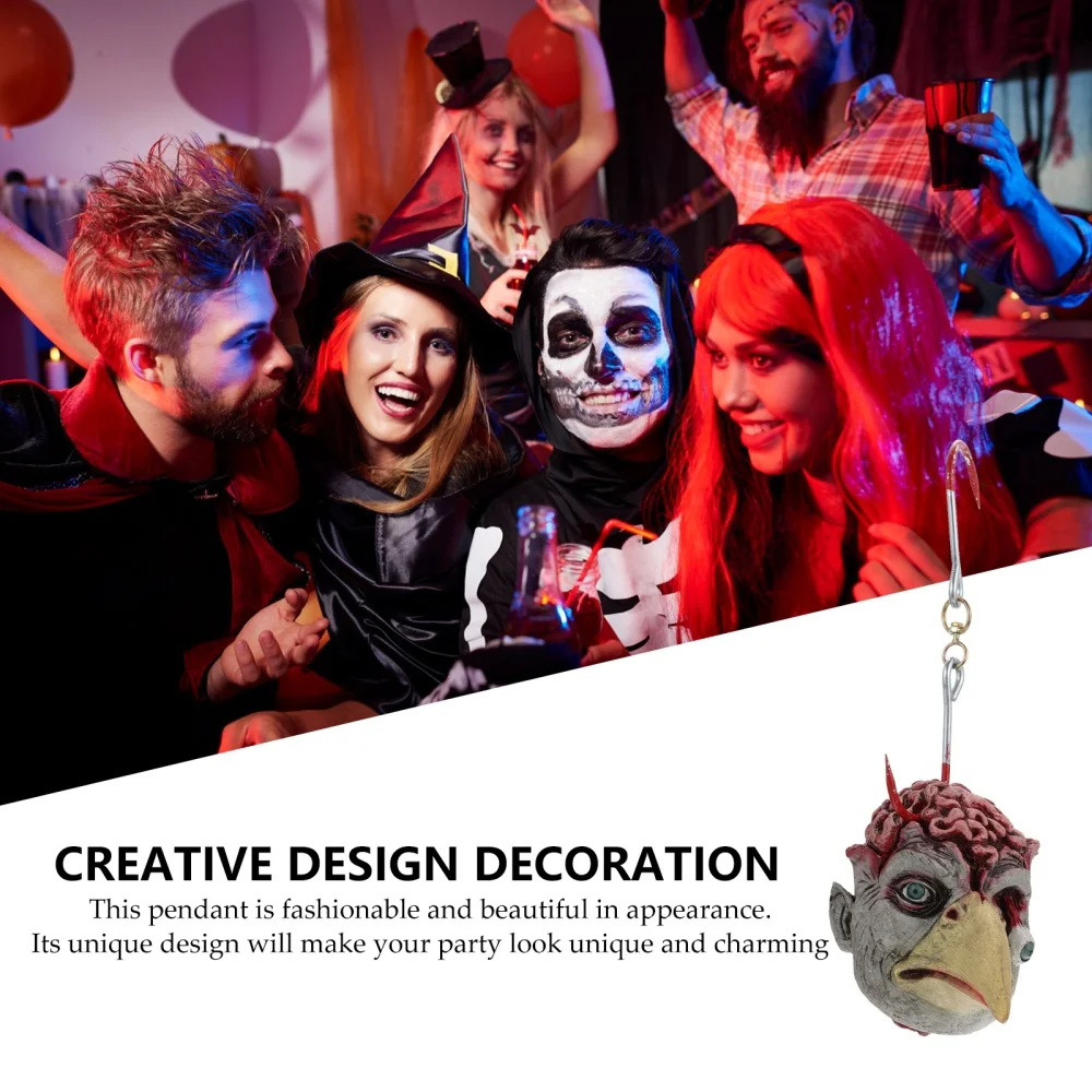 

1Pc Hanging Pendant Animal Head Hanging Ornament (Assorted Color)