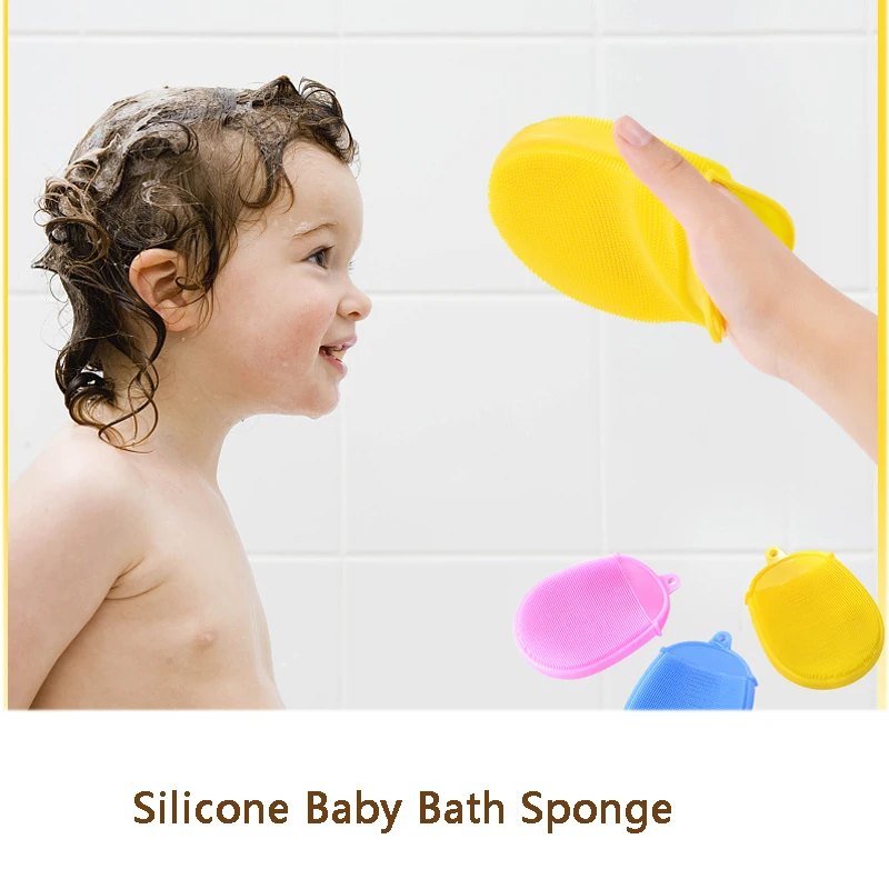 Щетка для душа новорожденных лилия ванны губчатая щетка с шариками цветами