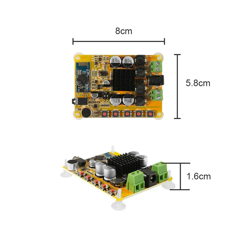 TDA7492 беспроводной Bluetooth 2. 0 2x50 вт 2-канальный аудио-приемник стерео цифровой