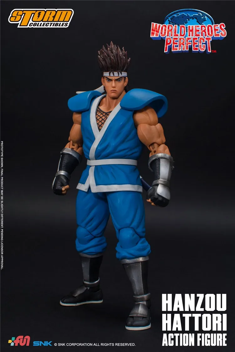 

Storm Toys 1/12 Scales World Heros Perfect Hanzou Hattori PVC Figure Collection Toy In Stock