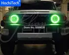 Для 2007-2014 Toyota FJ-Cruiser светодиодный RGB ангельские глазки гало кольца фары лампы FJ Cruiser 7 дюймов фара