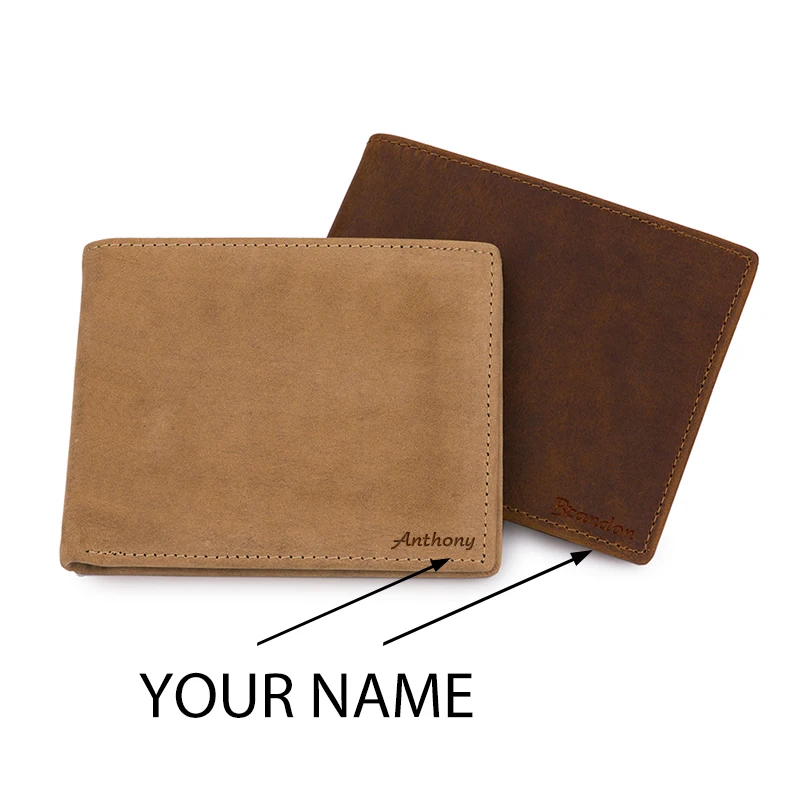 BOBO BIRD кошелек из натуральной кожи гравировка вашего имени 4 цвета тонкий для