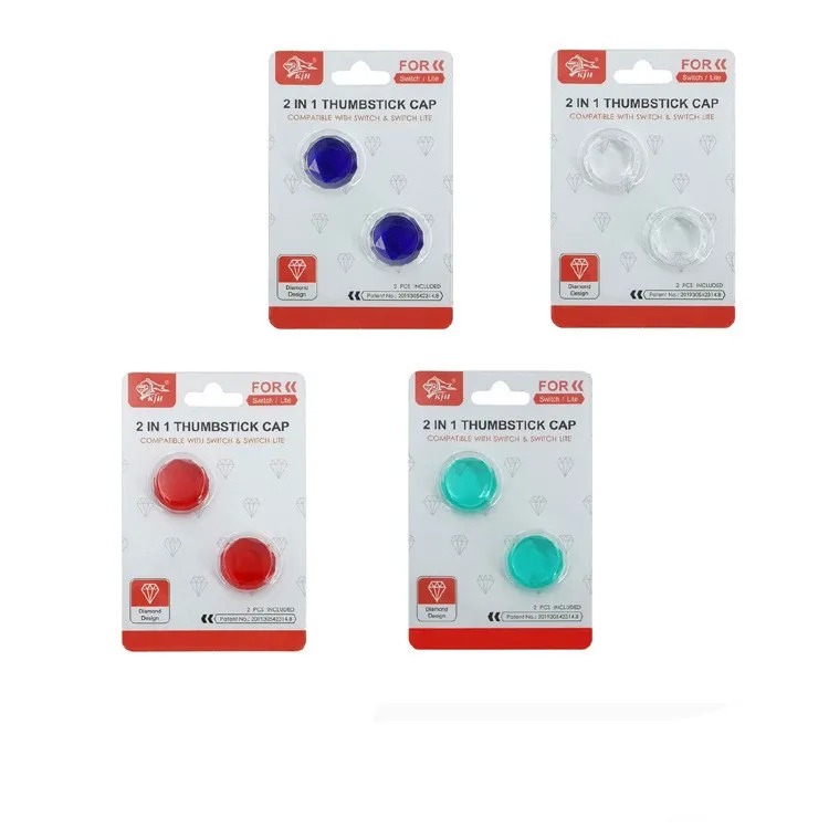 2 шт./компл. Противоскользящий Силиконовый Аналоговый джойстик Thumbstick ручка для