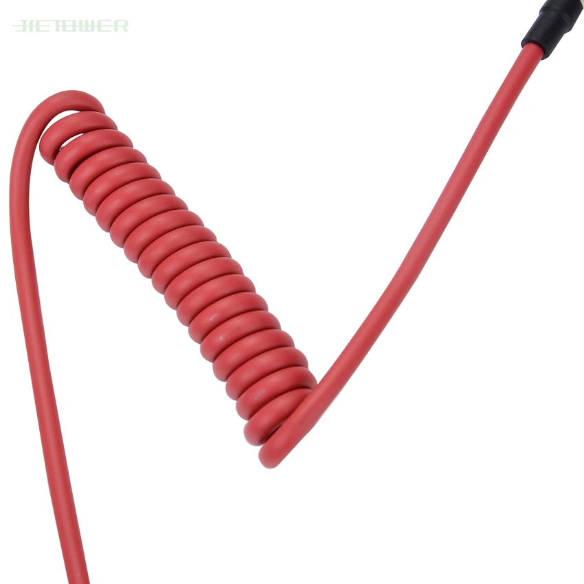 Оптовая продажа черный и красный сменный аудиокабель 6 5 мм 3 для Monster Beat Pro Detox Solo AUX