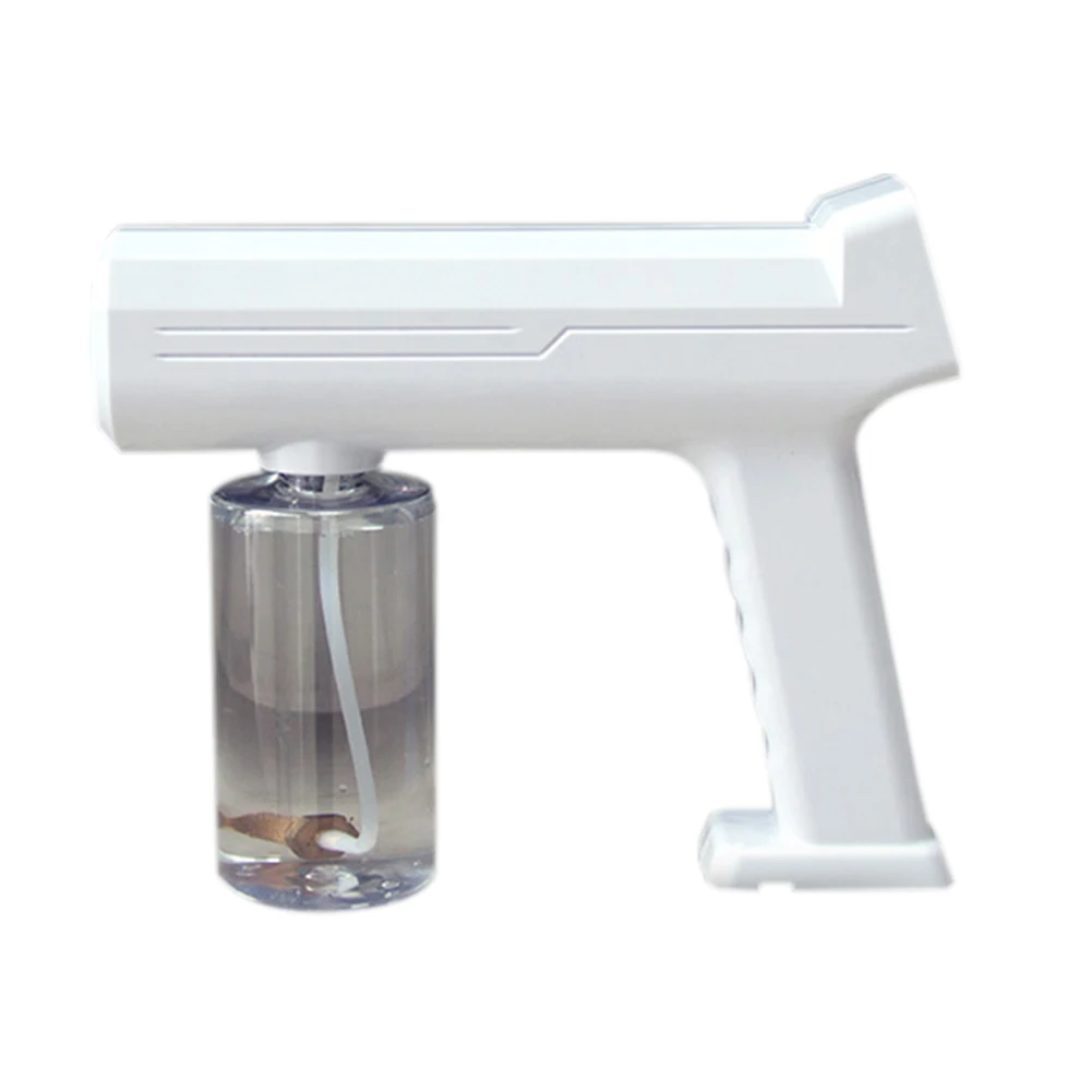 

300 ML Wireless Electric Sanitizer Sprayer Touch Screen Disinfects Blue Light Nano Steam Spray Gun Sterilizing Nano Spray Gun