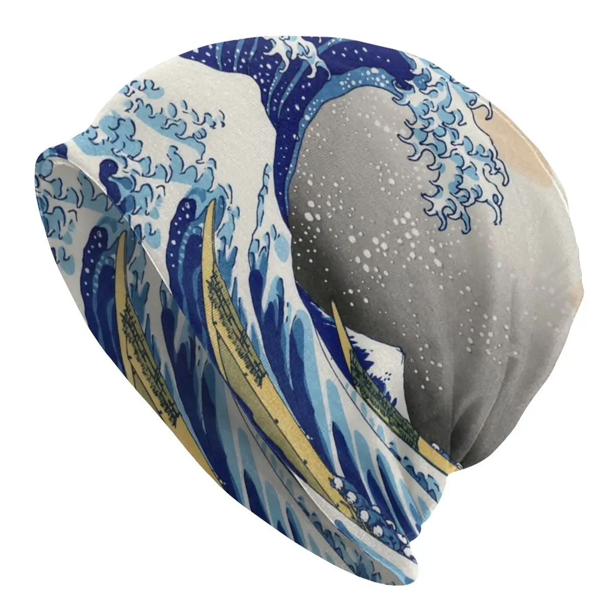 

The Great Wave Off Kanagawa Katsushika Hokusai Caps Skullies Beanies Hats Unisex Men Women's Homme Winter Warm Bonnet Knit Hat