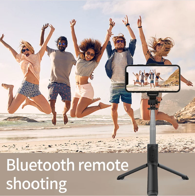 

Upgrade 101cm extension bluetooth Wireless Selfie Stick Foldable Monopods Tripod For Phone Gopro Sports Action Camera