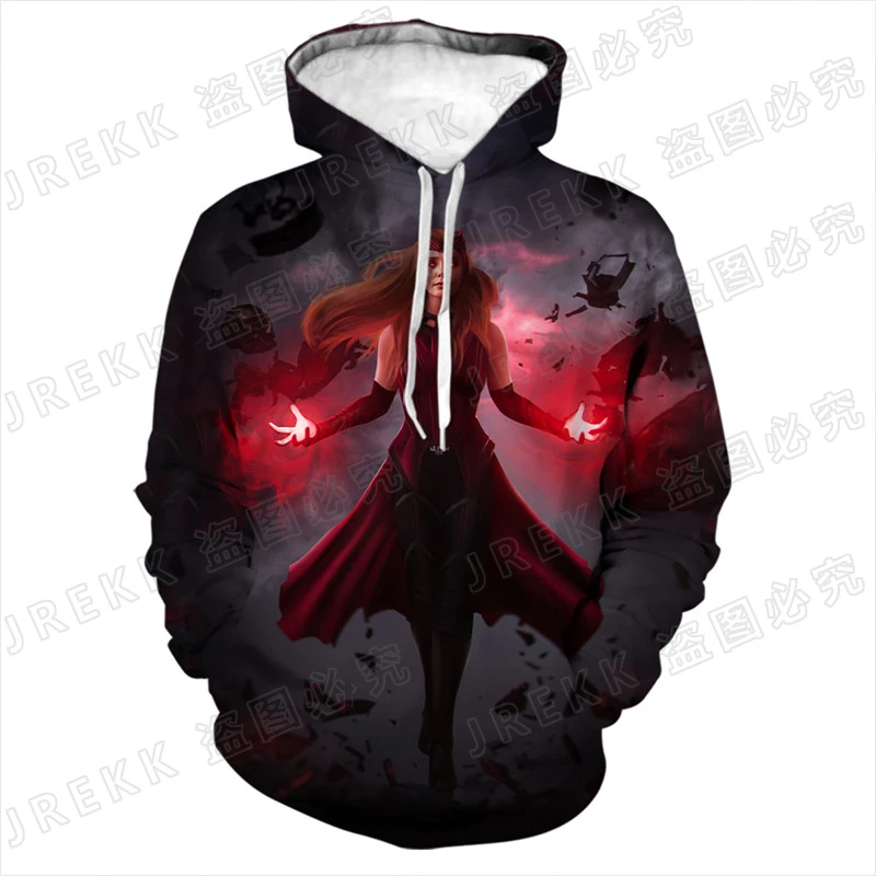 

Marvel Wanda Django Maximoff 3D Print Cool Hoodies Men Women Children Sweatshirts Fashion Streetwear Coat Unisex Clothing