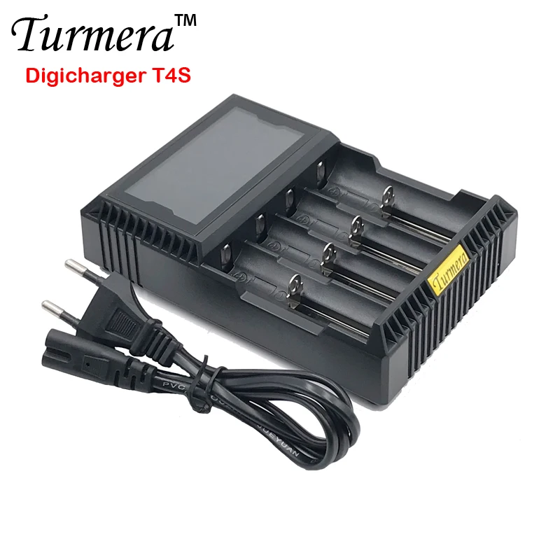 18650 зарядное устройство Turmera lcd T2S/T4S для 26650 21700 18500 18350 Ni-MH NI-CD A AA батарея