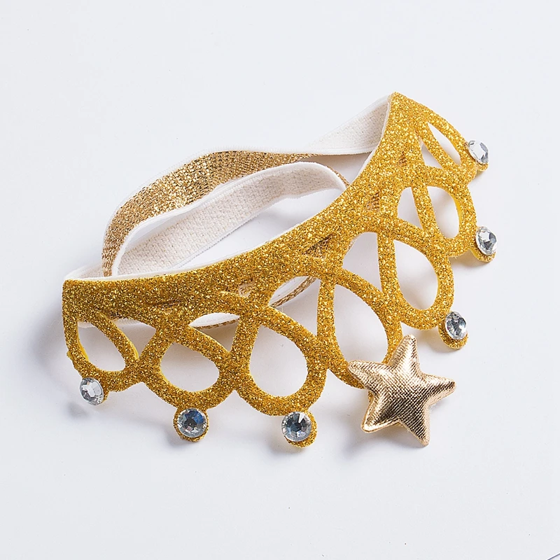 Детская Корона повязка на голову для маленьких девочек корона принцессы ободок