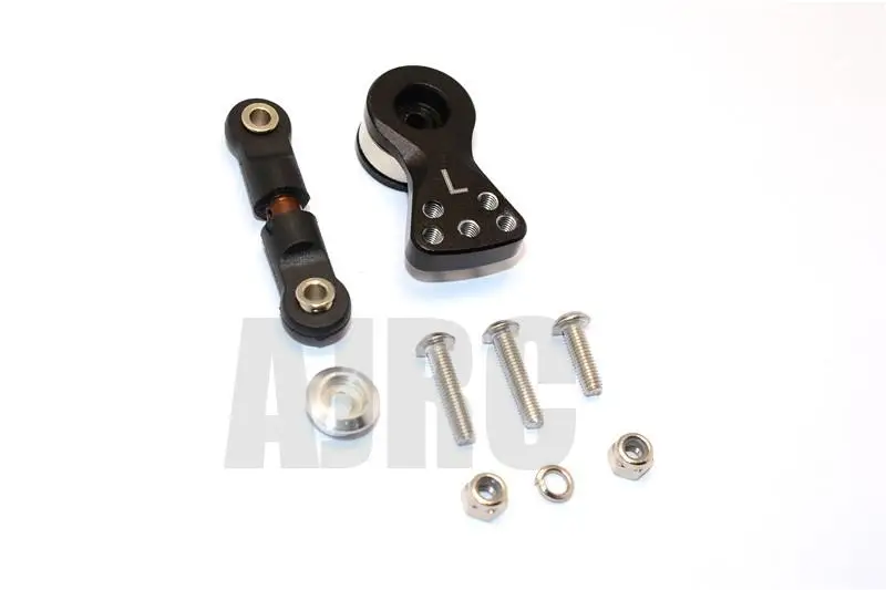 ARRMA KRATON TYPHON SENTON S2 steel positive and negative tooth rod+25T aluminum alloy steering gear protection arm AR340061 enlarge