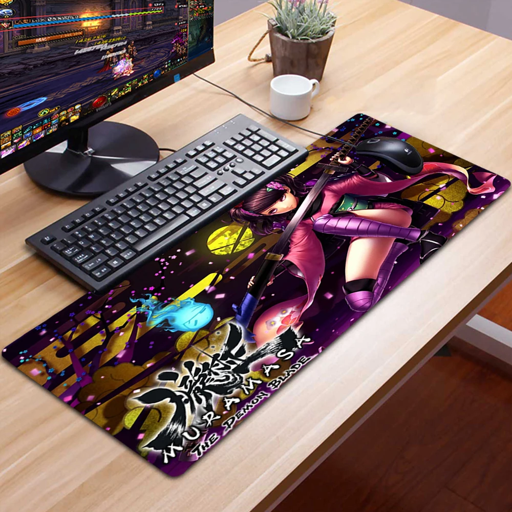 

XXL Mouse Pad Wii Muramasa The Demon Blade Kawaii Mousepad Gaming Accessories L 30x60 Tapis De Souris Mausepad Tappetino Mouse