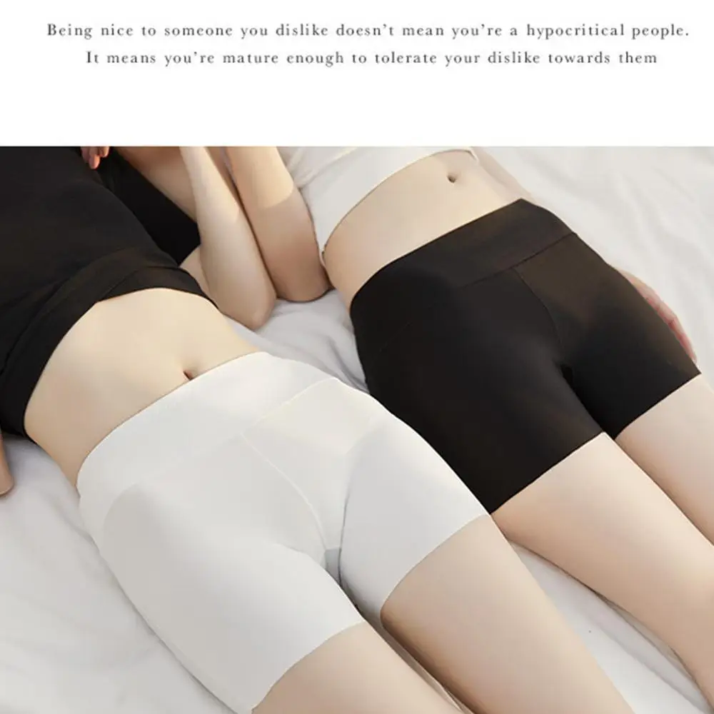 Женские мягкие хлопковые Бесшовные Короткие брюки с высокой талией летние