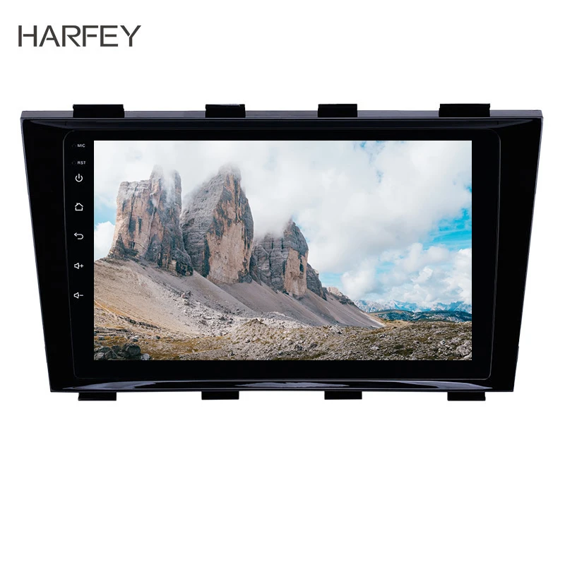 Сенсорный экран Harfey HD 9 &quot Android 8 1 с поддержкой Bluetooth AUX для игр TPMS 2009 2015 Geely Emgrand