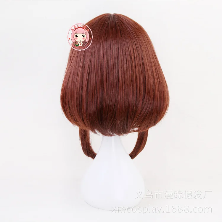 Женский парик из термостойких синтетических волос My Hero Academia Boku no Hiro Uraraka Ochako