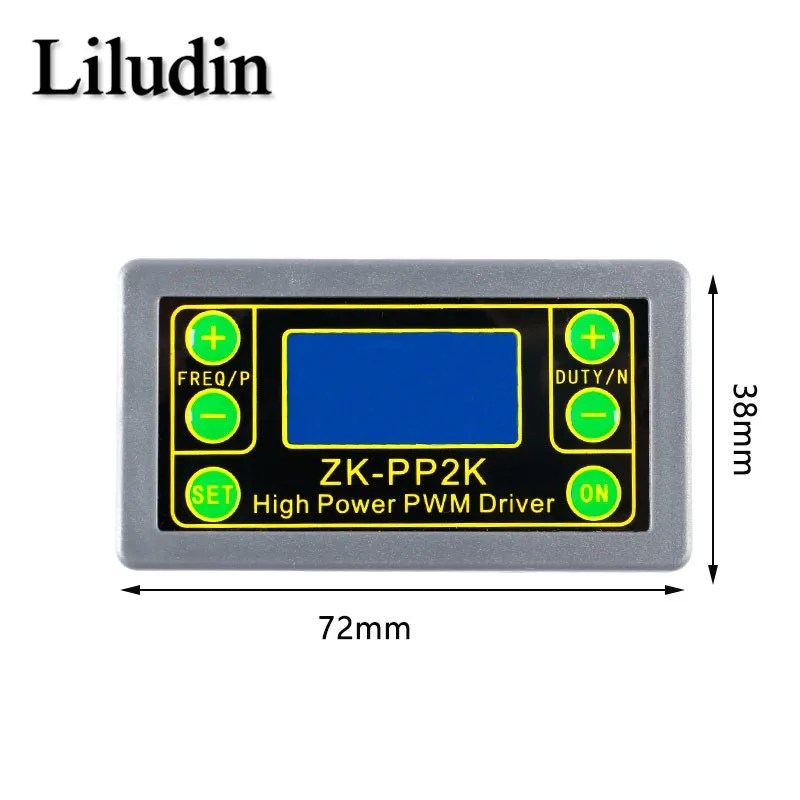 ZK-PP2K PWM DC 3 ~ 30V 12V 24V регулятор скорости двигателя 8A 150W регулируемый светодиодный