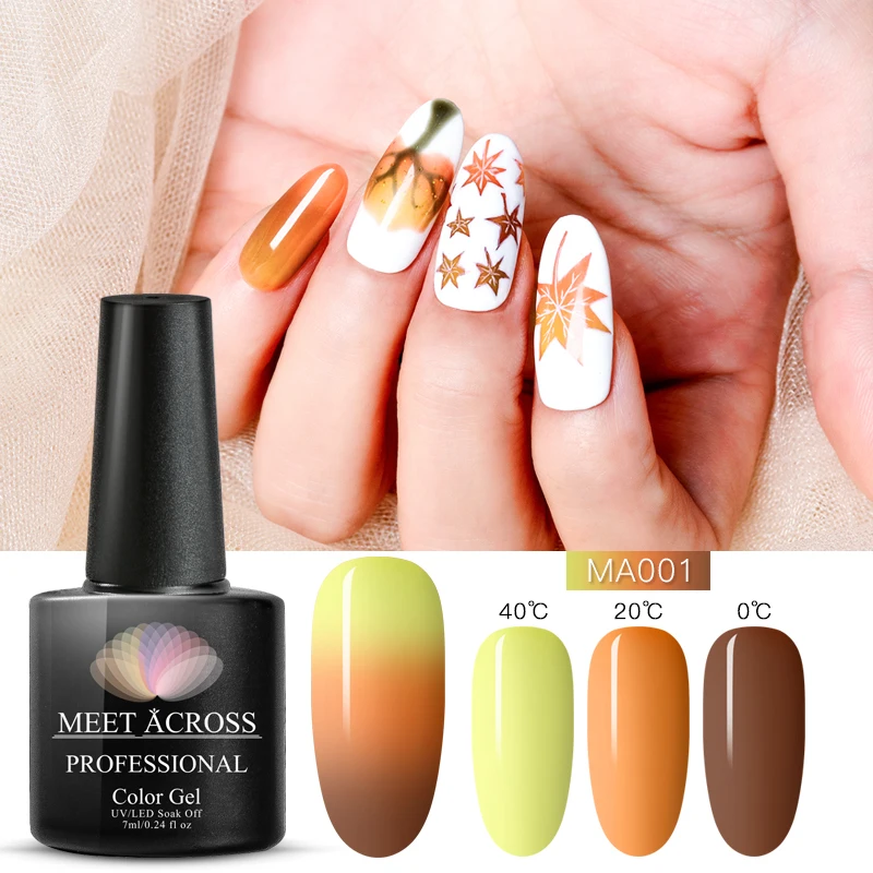 Гель лак MEET ACROSS для светодиодной уф светодиодный лампы 7 мл|Комплекты и наборы| |