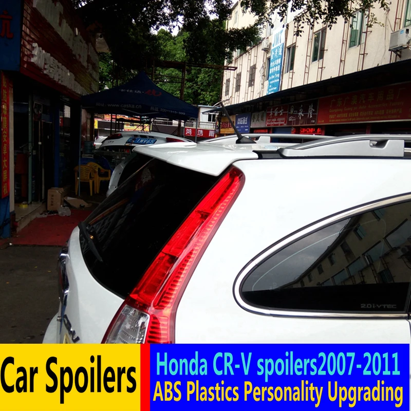Для Honda CR-V спойлер 2007-2011 Премиум абс материал заднее крыло автомобиля праймер