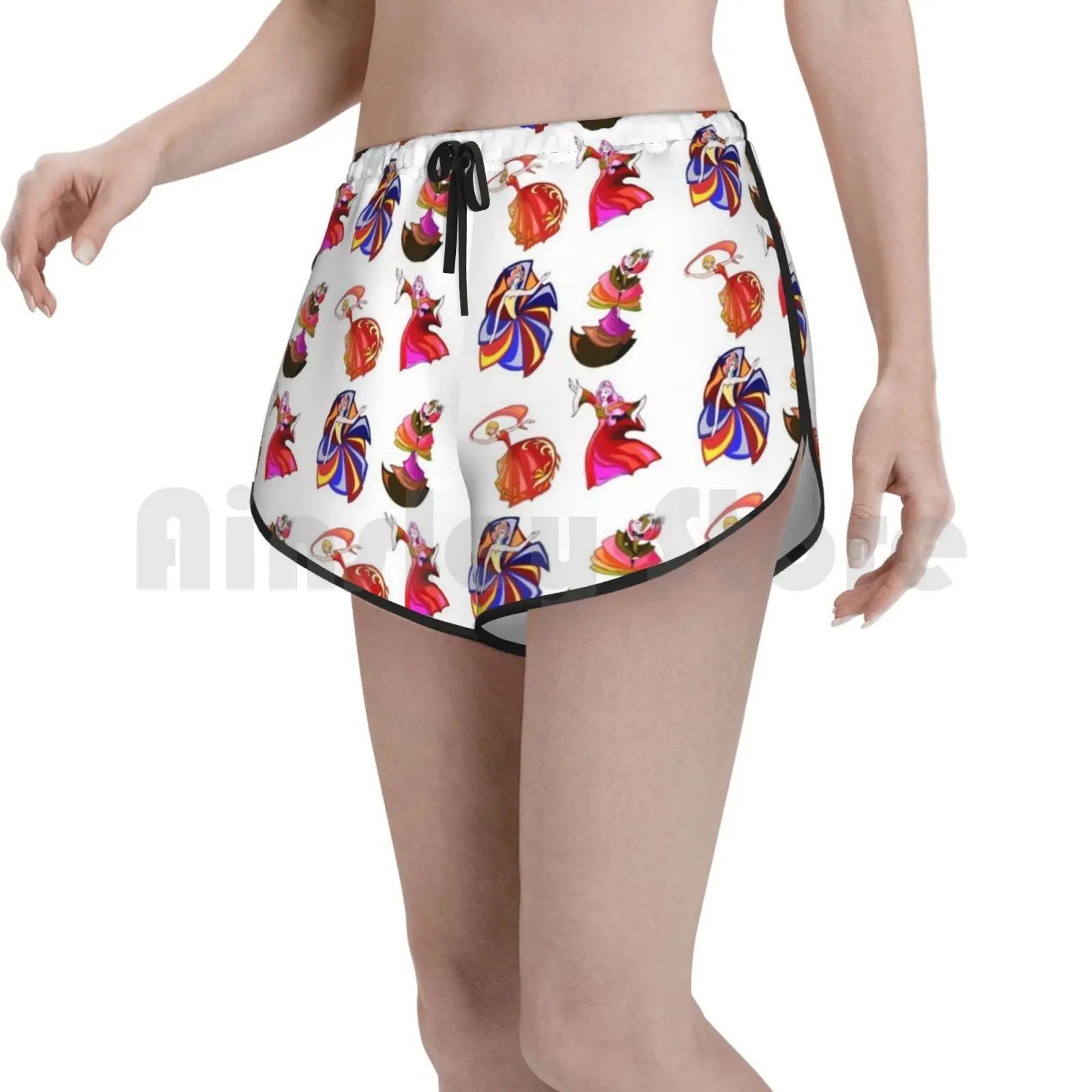 

Шорты для плавания быстросохнущие женские, пляжные короткие цветные, красивые, милые, для танцев принцесс, 3 шт.