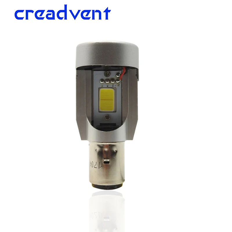 Creadvent светодиодный головной светильник для мотоцикла BA20D Hi/Low 20 Вт 2000LM HS1 COB светодиодный светильник для мотоцикла и скутера 6500 к белый DC12V