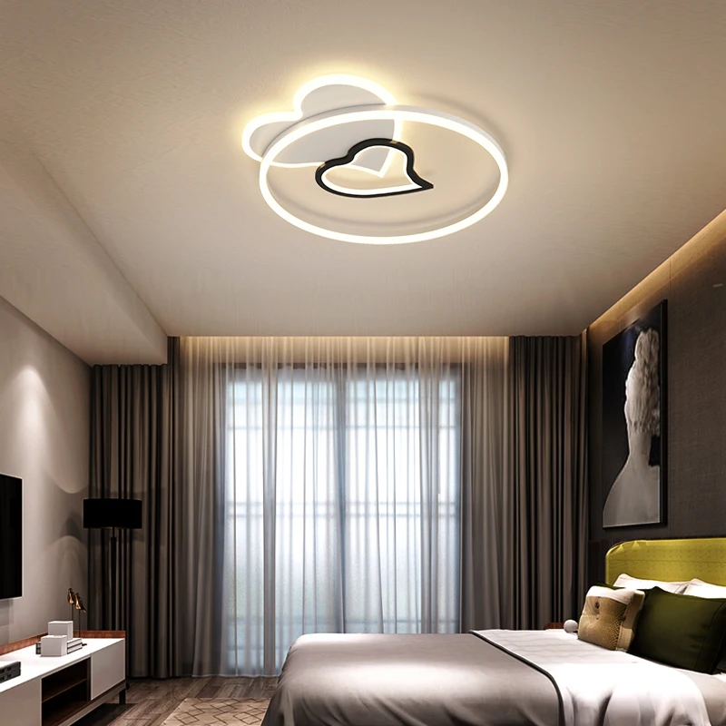 

Современный светодиодный потолочный светильник для кухни спальни проход, коридор, балкон Входная круглый белый + черный домашний светодиод...