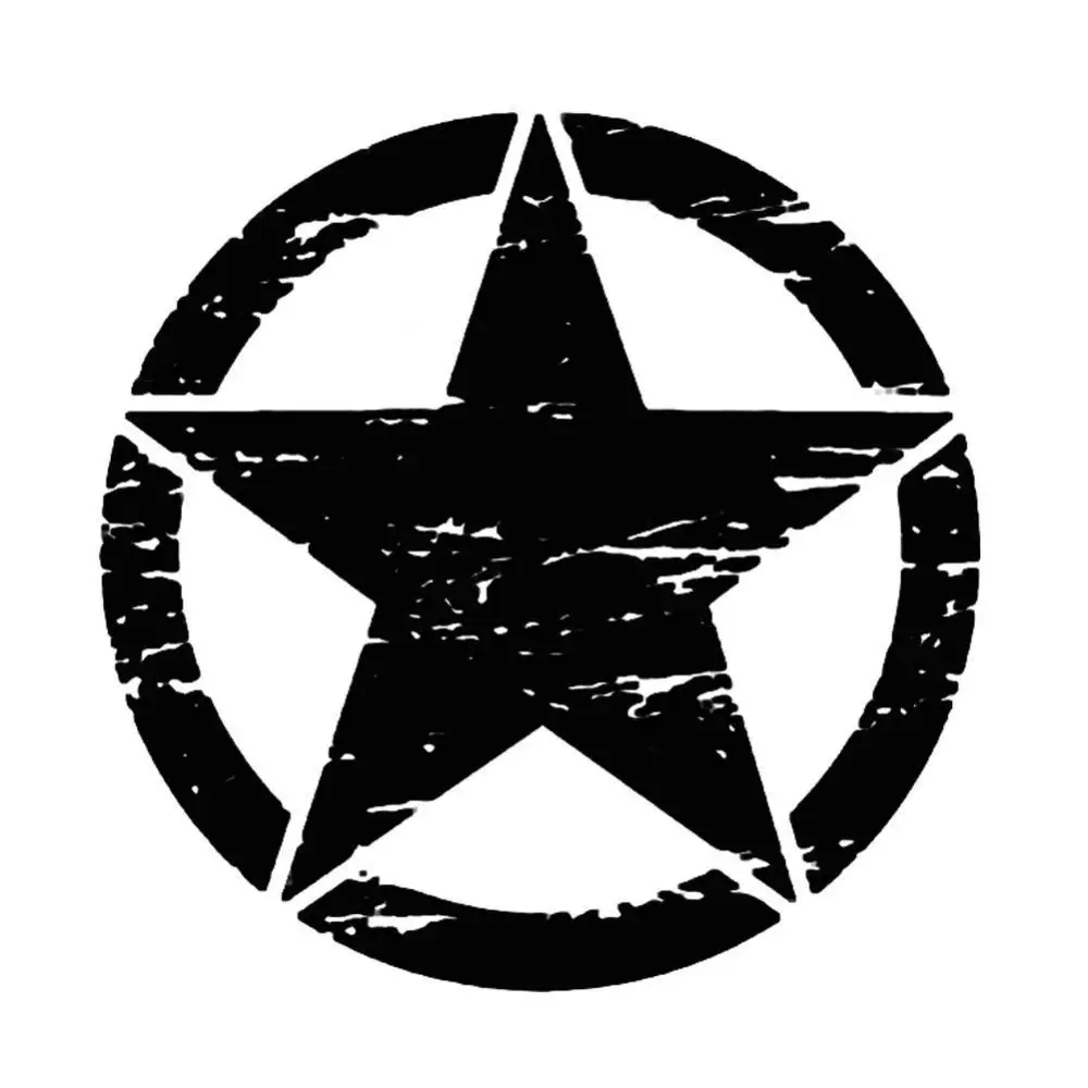 

Army Star Graphic Vinyl Car Styling Window Engine Hood Reflective Sticker Decal car accessories наклейки на авто Stickers
