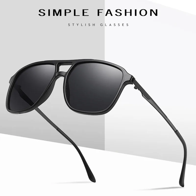 

DANKEYISI Ultralight TR90 Polarized Sunglasses Men Driver Shades Male Vintage Sunglasses Spuare Eyewear Gafas De Sol Sun Glasses