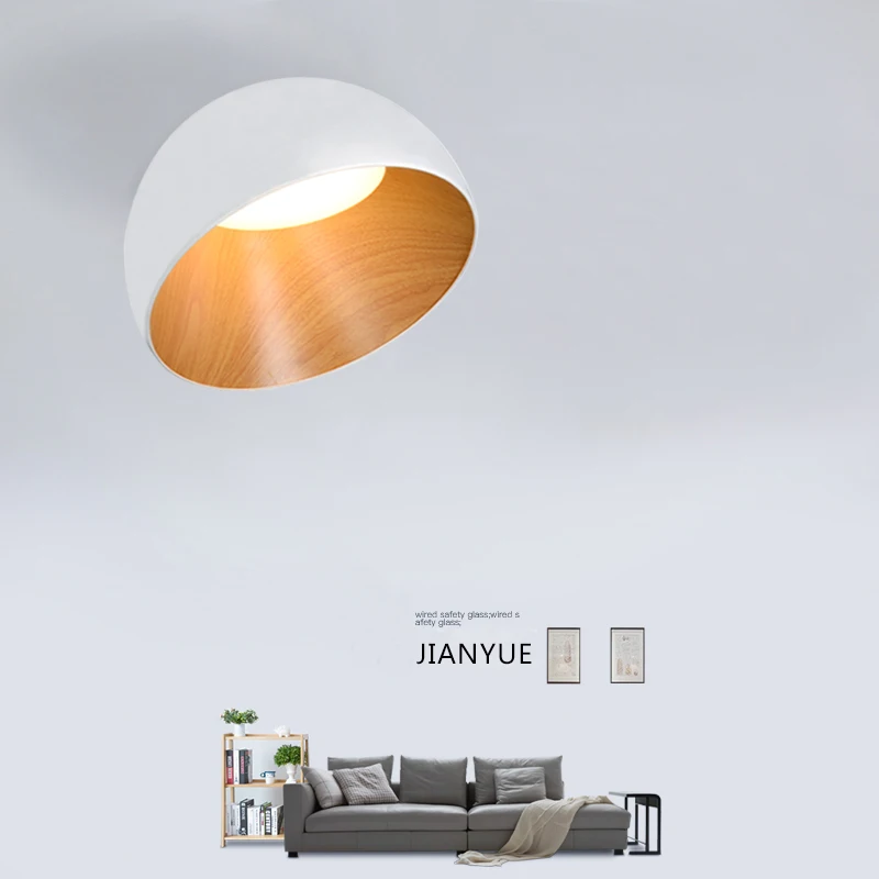 Lámpara de techo LED de diseño moderno, para dormitorio, corto nórdico, España, para sala de estar