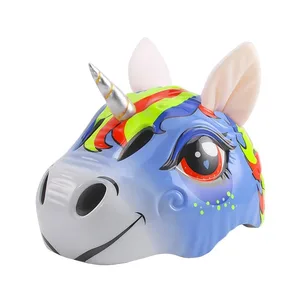 anpwoo childrens cute cartoon helmet bicycle riding cute animal helmet high hardness safety riding protective equipment free global shipping