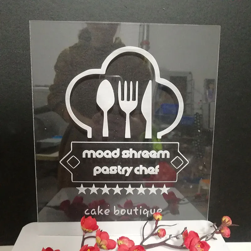 Логотип магазина на заказ знак приветствия персонализированный акриловый